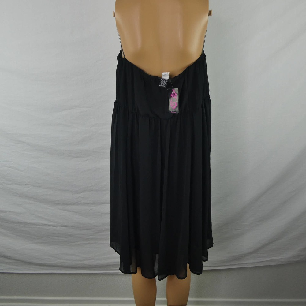 Torrid Sleeveless Chiffon Layered Tube Dress Ruby Sequin Panel Plus Size 2XL NWT - Picture 10 of 10